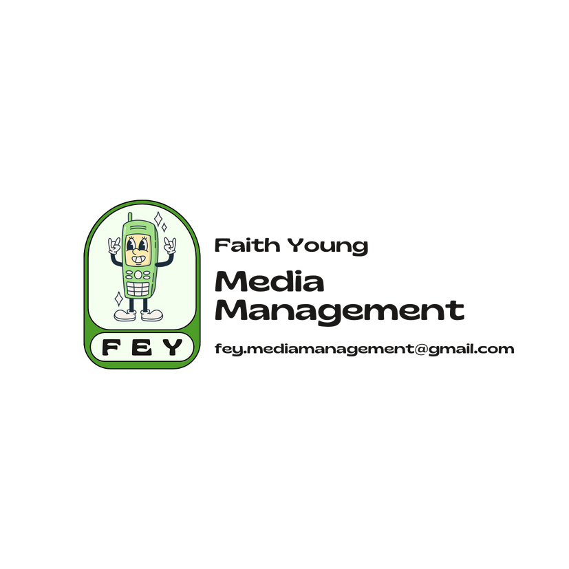 The logo for FEY Media Management